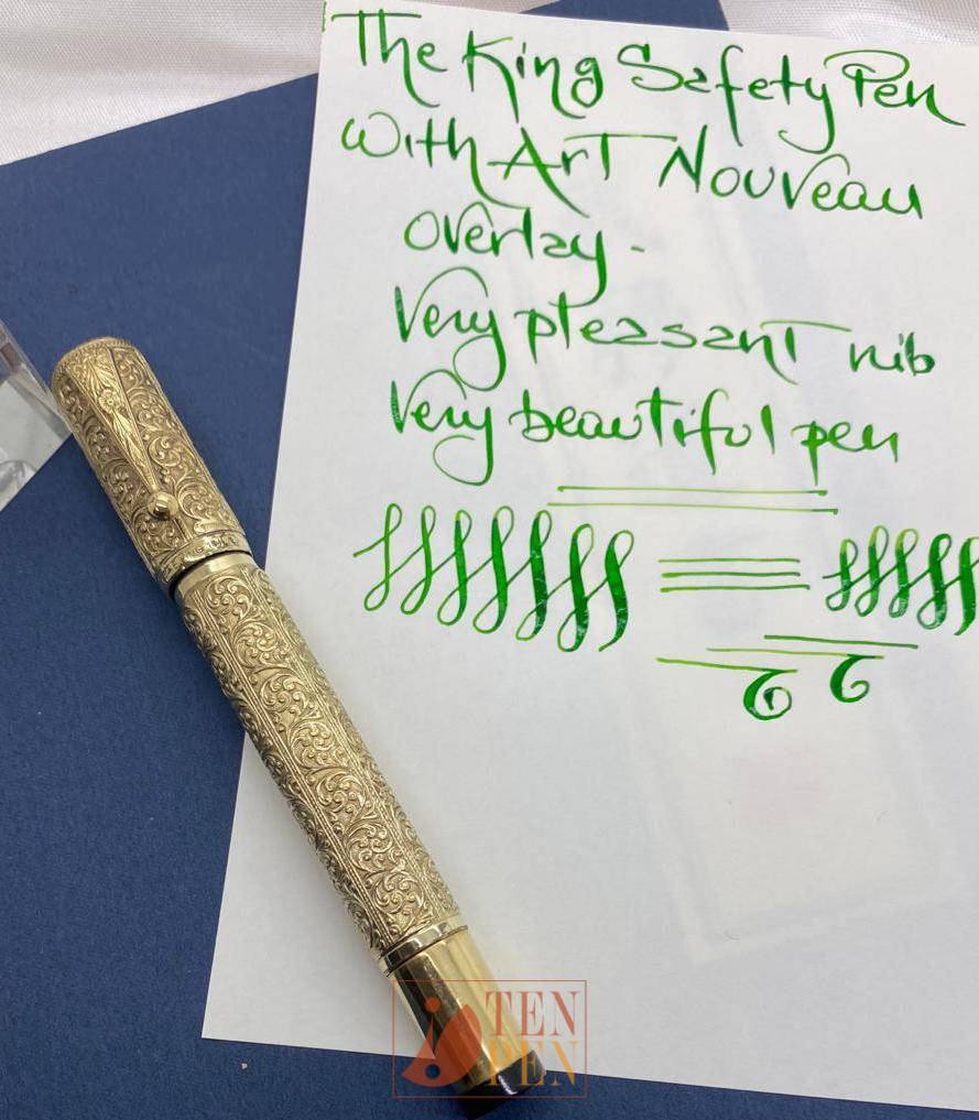 THE KING SAFETY PEN - CLOSED FILIGREE DECORATION | Tenpen - By